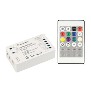 Контроллер ARL-4022-RGBW White (5-24V, 4x4A, ПДУ 24кн, RF) (Arlight, IP20 Пластик, 3 года) в Москве от компании ФЕРОСВЕТ