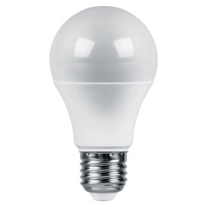 Лампа светодиодная FERON LB-931, A60 (шар) диммируемая, 12W 230V E27 6400К (дневной), рассеиватель матовый белый,
