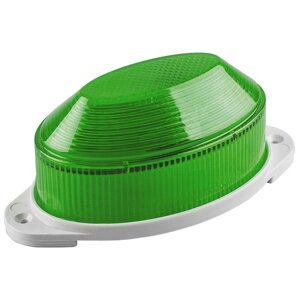 Светильник-вспышка (строб) STLB01, зеленый, 220VV, 18LED, 1.3W, IP54, 112*55*50мм