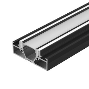 Профиль STRETCH-20-CEIL-D-CENTER-2000 BLACK (Arlight, Алюминий) 042946 в Москве от компании ФЕРОСВЕТ  ( FEROSVET)