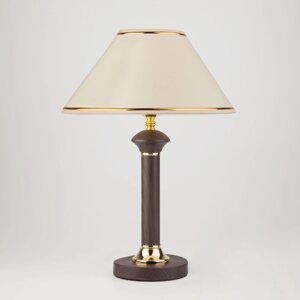 Классическая настольная лампа Lorenzo 60019/1 венге