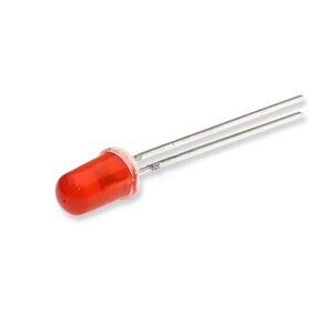 Светодиод ICL-5mm LE70 (red, 2000-3000 mcd, diffuse) DELCI в Москве от компании ФЕРОСВЕТ  ( FEROSVET)