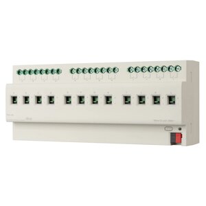 INTELLIGENT ARLIGHT Релейный модуль KNX-7123-82-DRO-DIN (BUS, 12x16A, KNX Secure) (IARL, IP20 Пластик, 2 года) в Москве от компании ФЕРОСВЕТ  ( FEROSVET)