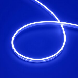 Светодиодная лента герметичная MOONLIGHT-SIDE-A168-4x10mm 24V Blue (7.2 W/m, IP65, 5m, wire x2) (Arlight, Прямой вывод