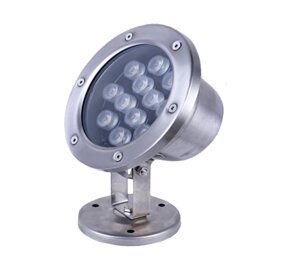 Светодиодный светильник подводный D160 12W 24V IP68 на светодиодах OSRAM