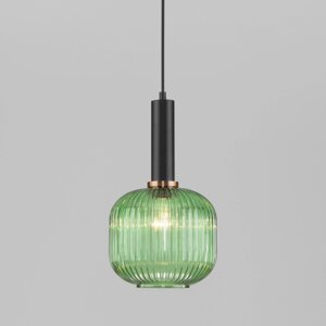 Подвесной светильник со стеклянным плафоном 50182/1 зеленый