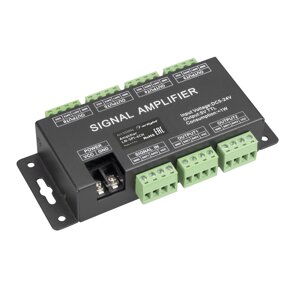 Усилитель сигнала LN-SPI-6CH (5-24V) (Arlight, IP20 Металл, 1 год) в Москве от компании ФЕРОСВЕТ