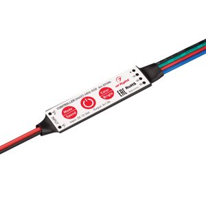 Контроллер SMART-MINI-RGB (12-24V, 3x1.5A) (Arlight, IP20 Пластик, 5 лет) в Москве от компании ФЕРОСВЕТ