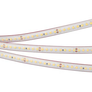 Светодиодная лента RTW 2-5000PS 24V Warm2700 2x (2835, 160 LED/m, LUX) (Arlight, 12 Вт/м, IP67) 024545