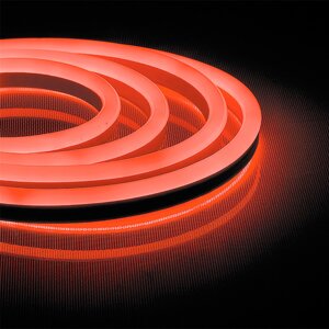 Лента светодиодная неоновая 220V FERON LS721, 144*SMD2835, 12W/m, IP67, (красный), в комплекте 1 сетевой шнур, 1