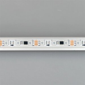 Светодиодная лента герметичная SPI-PFS-B60-12mm 12V RGB-PX3-BPT (12 W/m, IP68, 5060, 5m) (Arlight, бегущий огонь)
