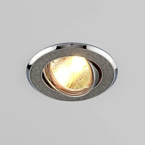 Встраиваемый точечный светильник серебряный блеск/хром 611 MR16 SL серебряный блеск/хром в Москве от компании ФЕРОСВЕТ