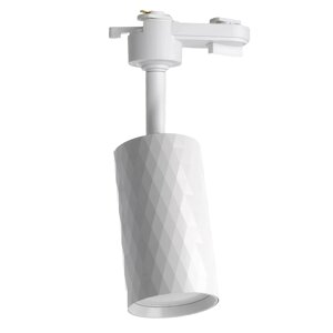 Светильники трековые на шинопровод GU10, однофазный (ИВО) FERON AL175 , 15W, 230V, цвет белый, корпус алюминий,