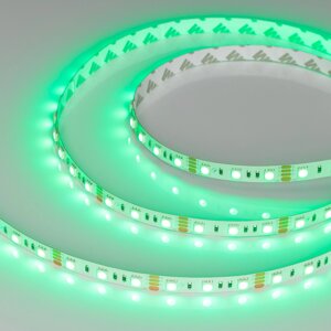 Светодиодная лента RT-B60-10mm 12V RGB (14.4 W/m, IP20, 5060, 5m) (Arlight, Открытый)