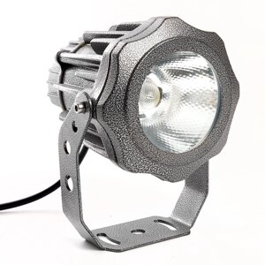 Прожектор ландшафтно-архитектурный светодиодный, LL-887, 20W, (зеленый), 85-265V/50Гц, IP65, 23°, 115*115*135 мм