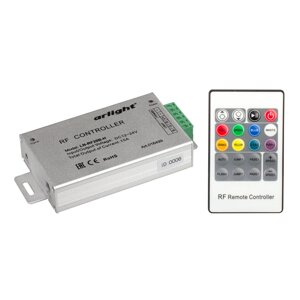 Контроллер LN-RF20B-H (12-24V,180-360W, ПДУ 20кн) (Arlight, IP20 Металл, 1 год) в Москве от компании ФЕРОСВЕТ