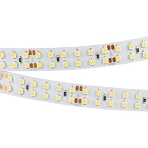 Светодиодная лента RT 2-5000 24V Warm3000 2x2 (3528, 1200 LED, LUX) (Arlight, 19.2 Вт/м, IP20) 024075(B)