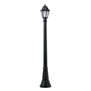 Светильник садово-парковый столб ANNA6W, E27, 230V/50HzV, IP55, цвет черный, 6-и гранник, столб, 220*220*1820мм