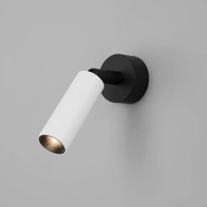 Настенный светодиодный светильник в стиле минимализм 20133/1 LED белый/черный