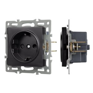 Механизм электрической розетки SCT-MEU1-PL-BK (250V, 16A) (Arlight, -) 043731 в Москве от компании ФЕРОСВЕТ  ( FEROSVET)