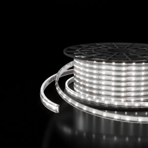 Светодиодная лента Лента светодиодная 220V 8W 60Led 2835 IP65 холодный белый, 50 м
