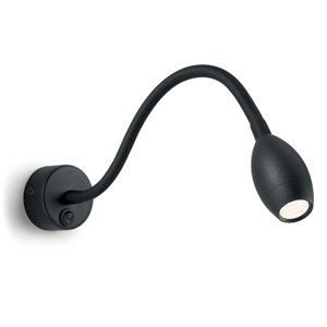 Подсветка настенная FERON BL1901 черный, 3W, 3700К (белый), 230V, 210Lm, корпус алюминий, IP20, 70*60*370мм,