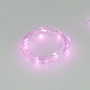 Светодиодная гирлянда ARD-DEW-HOME-2000-CLEAR-20LED-STD Purple (1.5V, Battery Pack, Cork) (Ardecoled, IP20) 048697