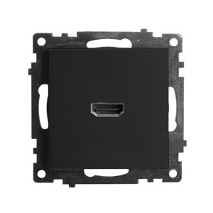 Розетка STEKKER GLS00-7118-04 (стандарт : HDMI 2.1 Тип разъема : HDMI type A разрешение видео-сигнала : поддерживает