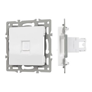 Механизм компьютерной розетки SCT-MPC1-PL-WH (RJ-45, CAT6) (Arlight, -) 045301
