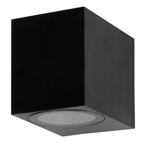 Светильник садово-парковый, серии «Бостон», (ДБУ) FERON DH050-P GU10, 220-240V, IP54, цвет черный, прямоугольник, на