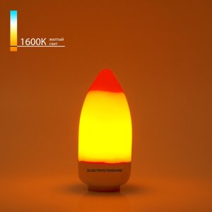 Светодиодная лампа "Имитация пламени" 3 режима 3W E14 BLE1436 в Москве от компании ФЕРОСВЕТ