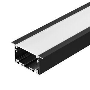 Профиль S2-LINIA69-F-2500 SEAMLESS BLACK (Arlight, Алюминий) в Москве от компании ФЕРОСВЕТ  ( FEROSVET)