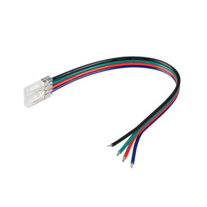 Коннектор COB-RGB-10mm-4pin-STW-L150 (Arlight, Лента-Провод) в Москве от компании ФЕРОСВЕТ  ( FEROSVET)