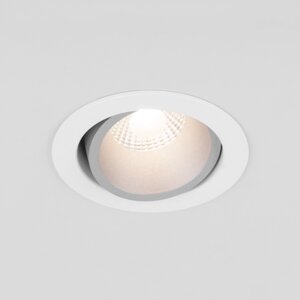 Встраиваемый точечный светодиодный светильник 15267/LED 7W 4200K белый/серебро