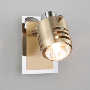 Настенный светильник в стиле лофт 23463/1 хром / античная бронза