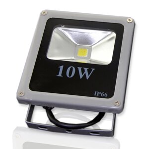 Светодиодный прожектор Slim (10W, 220V, White) DELCI