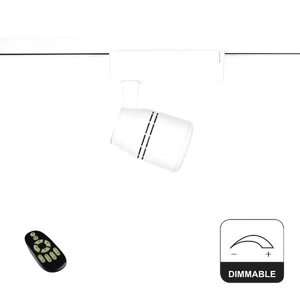 Управляемый трековый светодиодный светильник TRVD-5003C 220V, 10W, изменение цветовой температуры, белый