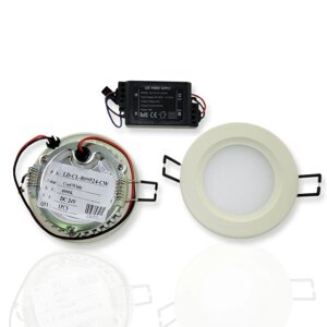 Светодиодный светильник встраиваемый IC-RW D95 (4,5W, White) DELCI