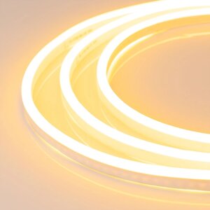 Гибкий неон ARL-NEON-1608YH-SIDE 24V Yellow (Arlight, 6 Вт/м, IP65)