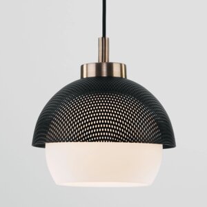 Подвесной светильник Nocciola 50106/1 античная бронза / черный