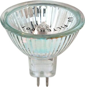 Лампа галогенная (КГЛ) с отражателем HB4, MR16/G5.3 50W 12V, белый теплый, 45*50мм
