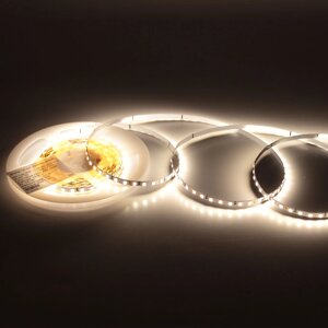 Светодиодная лента Standart Pro class, 2835, 120 led/m, 5mm, без скотча, day white, 24V, IP20, SL4 DELCI