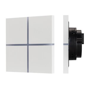 INTELLIGENT ARLIGHT Сенсорная панель KNX-304-13-IN White (BUS, Frameless) (IARL, IP20 Металл, 2 года) в Москве от компании ФЕРОСВЕТ