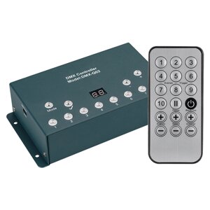 Контроллер DMX-Q02A (USB, 512 каналов, ПДУ 18кн) (Arlight, IP20 Металл, 1 год)