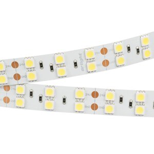 Светодиодная лента RT 2-5000 24V White6000 2x2 (5060, 600 LED, LUX) (Arlight, 28.8 Вт/м, IP20) 011256(1)