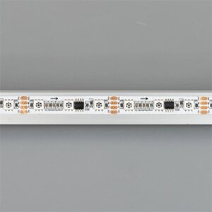 Светодиодная лента DMX-B60-10mm 12V RGB-PX3 (14 W/m, IP20, 5060, 5m) (Arlight, бегущий огонь)