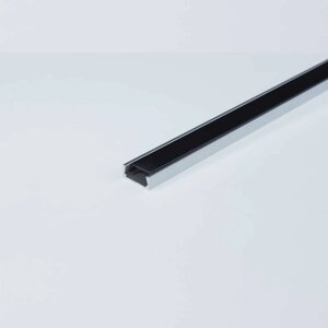 Алюминиевый профиль 551Black (2000х15х6мм с черным рассеивателем) DELCI