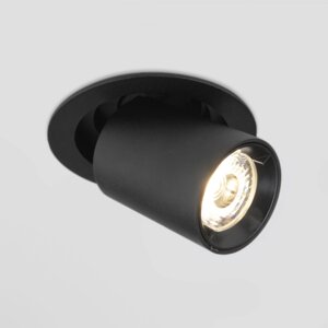 Встраиваемый точечный светодиодный светильник Pispa 10W 4200K черный матовый 9917 LED в Москве от компании ФЕРОСВЕТ