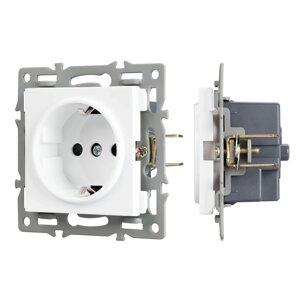 Механизм электрической розетки SCT-MEU1-PL-WH (250V, 16A) (Arlight, -) 043730 в Москве от компании ФЕРОСВЕТ  ( FEROSVET)