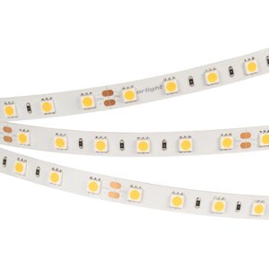 Светодиодная лента RT 2-5000 24V Warm2700 2x (5060, 300 LED, LUX) (Arlight, 14.4 Вт/м, IP20)